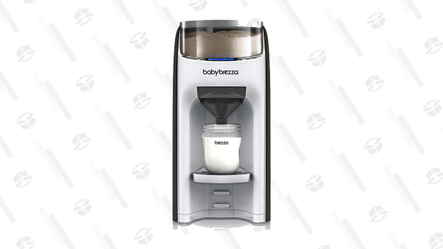 Save your strength for carrying your baby by investing in this formula mixer. A warm, perfectly mixed bottle will be ready to go in a snap, and you’ll barely have had to lift a finger.